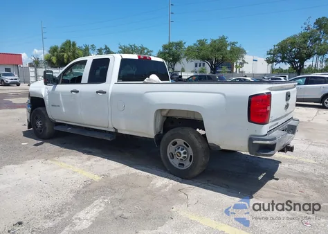 2019 Chevrolet Silverado 2500Hd Wt из США, поврежденный, VIN 2GC2CREG7K1136112